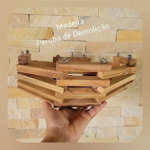 Cachepô Madeira Jangada (G))