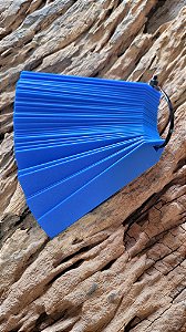 Placas de Identificação Azul - 30 unidades