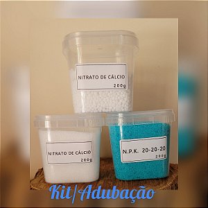 Kit Adubo Macro/nutrientes para Orquídeas - 200g