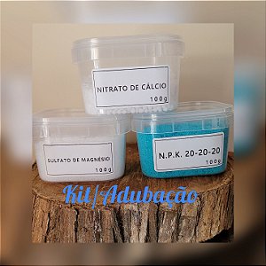 Kit Adubo Macro/nutrientes para Orquídeas - 100g