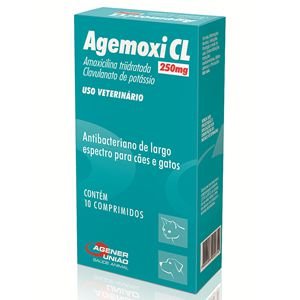 Antibiótico Agemoxi Cl 50mg 10 Comp Agener União