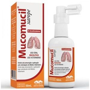 Mucomucil Xarope para Cães e Gatos 50ml