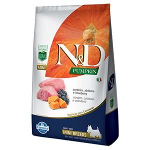 ND PUMPKIN CAO ADULTO MINI CORDEIRO 2,5 KG