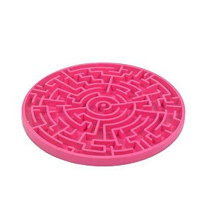 PET GAMES LABIRINTO COMEDOURO ROSA tam P