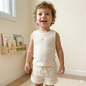 Conjunto Minimalista Verão | Off white