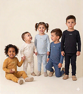 Camiseta Básica Manga Longa Meia Estação