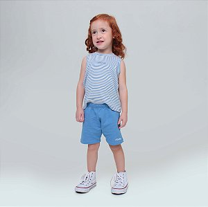Conjunto Regata Listras - Azul