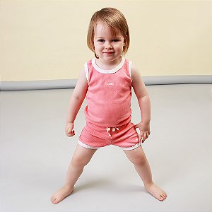 Conjunto regata | Minimalista | Salmão