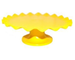 Boleira - Amarelo Ondulada - 21cm