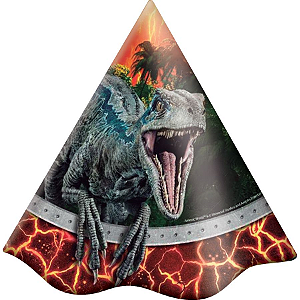 Chapéu de Aniversário - Jurassic World - 16 unidades