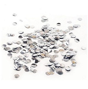Confete Metalizado - Prata