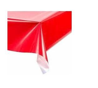 Toalha de Mesa Plástica - Vermelho