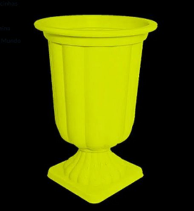Vaso Plástico Grego - Amarelo Neon