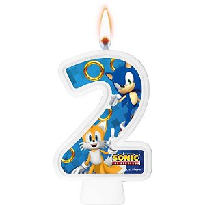 MINI PERSONAGENS DECORATIVOS FESTA SONIC THE HEDGEHOG - 50 UNIDADES