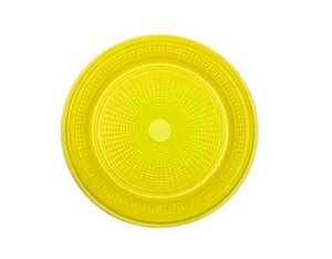  Prato Descartável -Amarelo - 15 cm