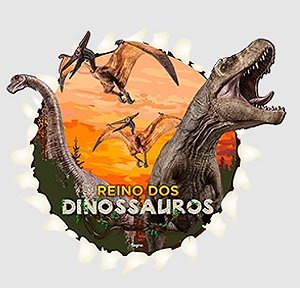 Painel de Montar - Rei de Dinossauro - Regina - Clube das Festas