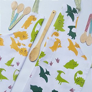 Kit Avental Família DINOSSAURO