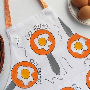 Avental Infantil de Cozinha Ovo frito