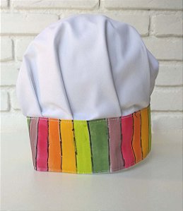Chapéu de chef Listrado Terra