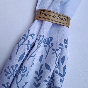 Pano de Prato Floral Azul
