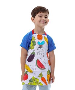 Avental de Culinária Infantil Horta Menino