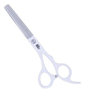 Tesoura Desbastadeira Profissional - Mod ML - 630 - 6" - Branca - UMI
