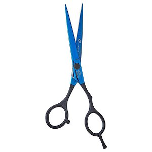 Tesoura Profissional Fio Navalha ML05 Azul - 6" - UMI -