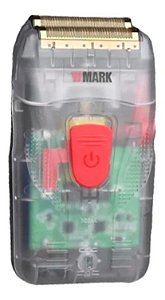 Barbeador Transparente Wmark Efeito Navalha NG987T