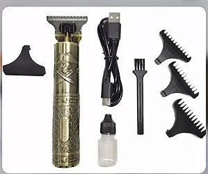 Máquina de Corte e Acabamento p Barba e Cabelo Carcaça de Metal