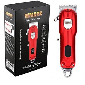 Máquina de Cortar Cabelo Wmark - NG 2025 - A Vermelhinha