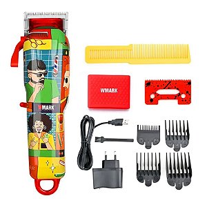 Máquina de Corte Profissional NG 128 - Cartoon Barber - Bivolt - Wmark