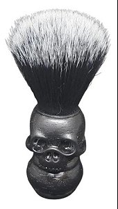 Pincel de Barba Estilo Caveira Viking Maciez Cerdas Naturais