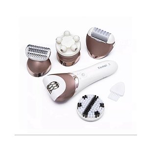 Spa Portátil Depilador Feminino 5 Em 1 - Depila Cuida Embeleza - Kemei - KM 8001