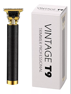 Máquina de Aparar Cabelo e Barba Vintage T9 Titanium