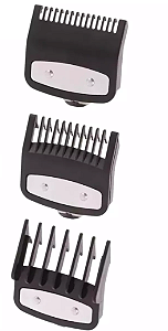 Pentes de Disfarce com Trava de Metal Altura Guarda 1/2 1 1 1/2 Tru Barber