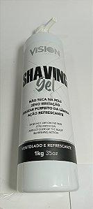 Shaving Gel Vision p Barbear, Depilar e Fazer Pezinho de Cabelo - 1 Litro