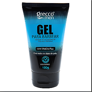 Kit 4 Gel para Barbear Grecco Men - 120g cada