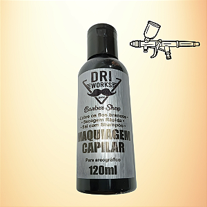 Tinta para Aerógrafo - Maquiagem Capilar - Dri W - 120ml - 2 Unidades