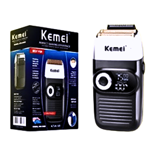 Barbeador Rapa Zero Efeito Navalha Sem Fio KM 2026 Kemei