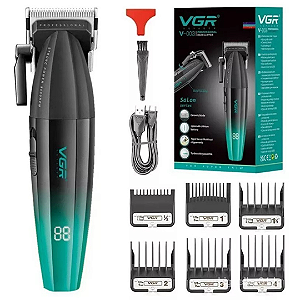 VGR V-003 Máquina de Cortar Cabelo Profissional Aparador V9000 Original