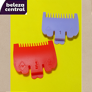 Pentes de Disfarce 1/2 (1/16" ou 1,5 mm) e 1 (1/8" ou 3 mm) - Serve nas Wahl, Kemei, Wmark