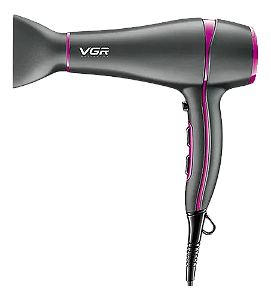 Secador De Cabelo Profissional Vgr-402 1800w 60hz 127v / 220v