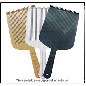 Pente Quadrado Afro Black Nivelador com Nível