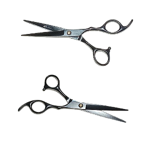 Tesoura de corte profissional fio laser 6" barbeiro cabeleireiro Umi