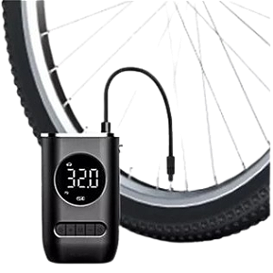 Bomba de Ar Encher Pneu Carro Moto Bike - Bateria Lítio - Sem Fio - USB