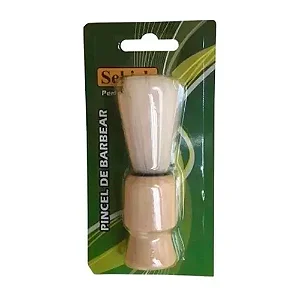 Pincel de Barba Barbear Cabo de Madeira Qualidade Sekich - Promoção - 2 Unidades