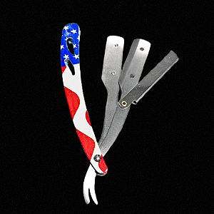 Navalhete Bandeira Americana - Aço Inox