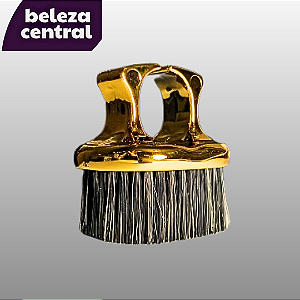 Escova de Disfarce de Dedo Dourada para Barbeiro