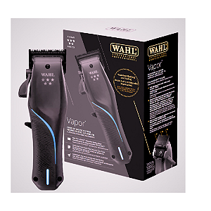 Máquina de Cortar Cabelo Sem Fio Wahl VAPOR Cordless Linha Profissional Lâmina F32 Fadeout Bivolt
