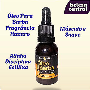 Óleo para Barba Hair & Hair - Hidratação e Maciez - Fragrância Hazaro - 30 ml